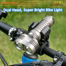 Maxtoch DX21 2pcs U2 LED bajo peso CREE inteligente brillante LED bicicleta luz